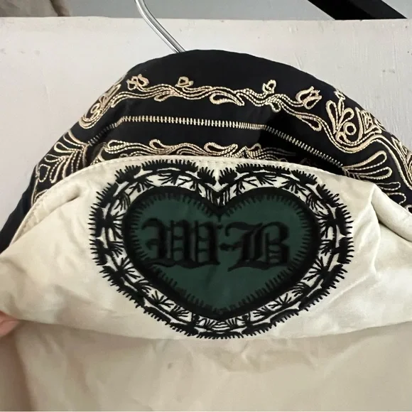 BOGNER Custom Ski Suit Embroidered Tan Black Snowboard Pants - Picture 9 of 11